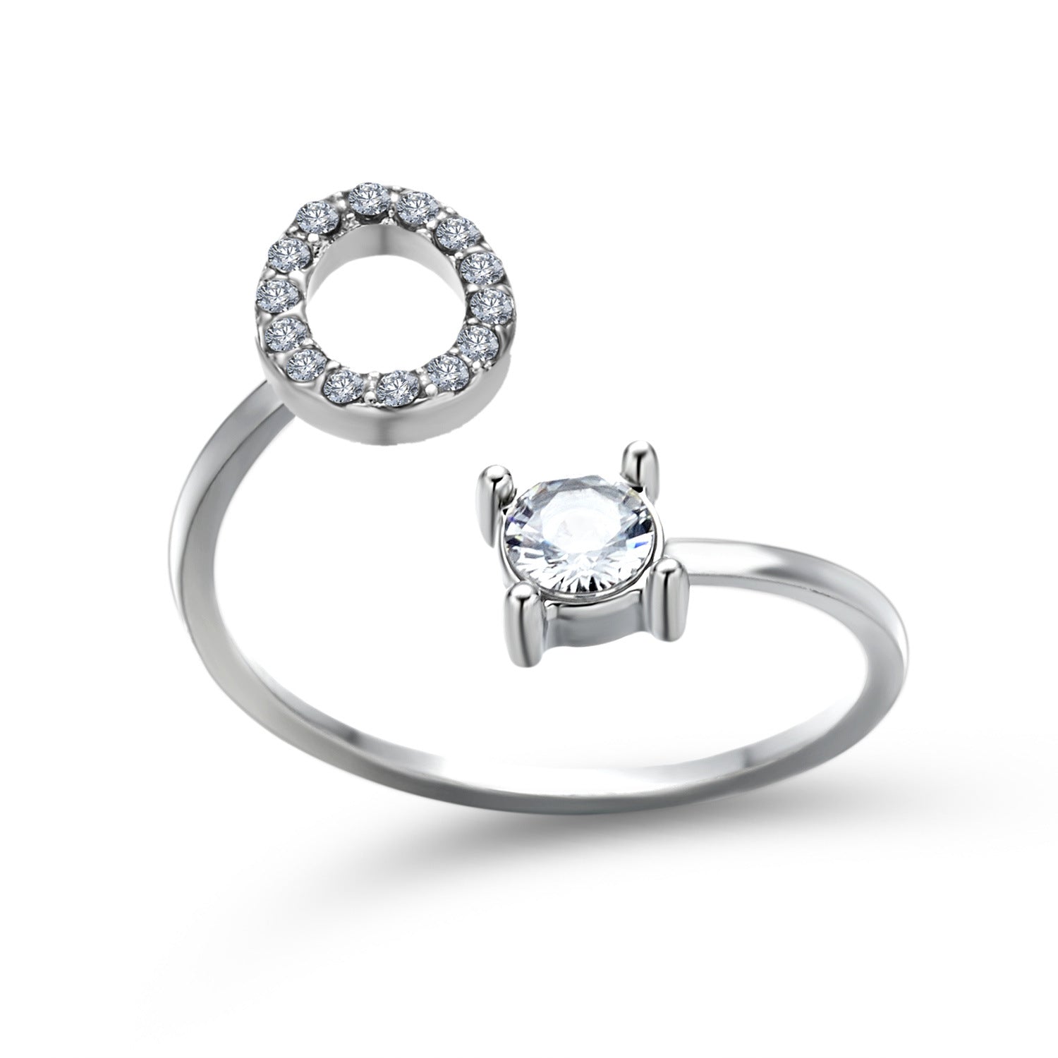 New Design Adjustable 26 Initial Letter Ring Fashion Jewelry For Women Simple Elegant Jewelry New Design Adjustable 26 Initial Letter Ring Fashion Jewelry For Women Simple Elegant Jewelry